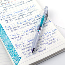 Energel Infree Retractable Liquid Gel Pen 0.5mm Teal - Needle Tip