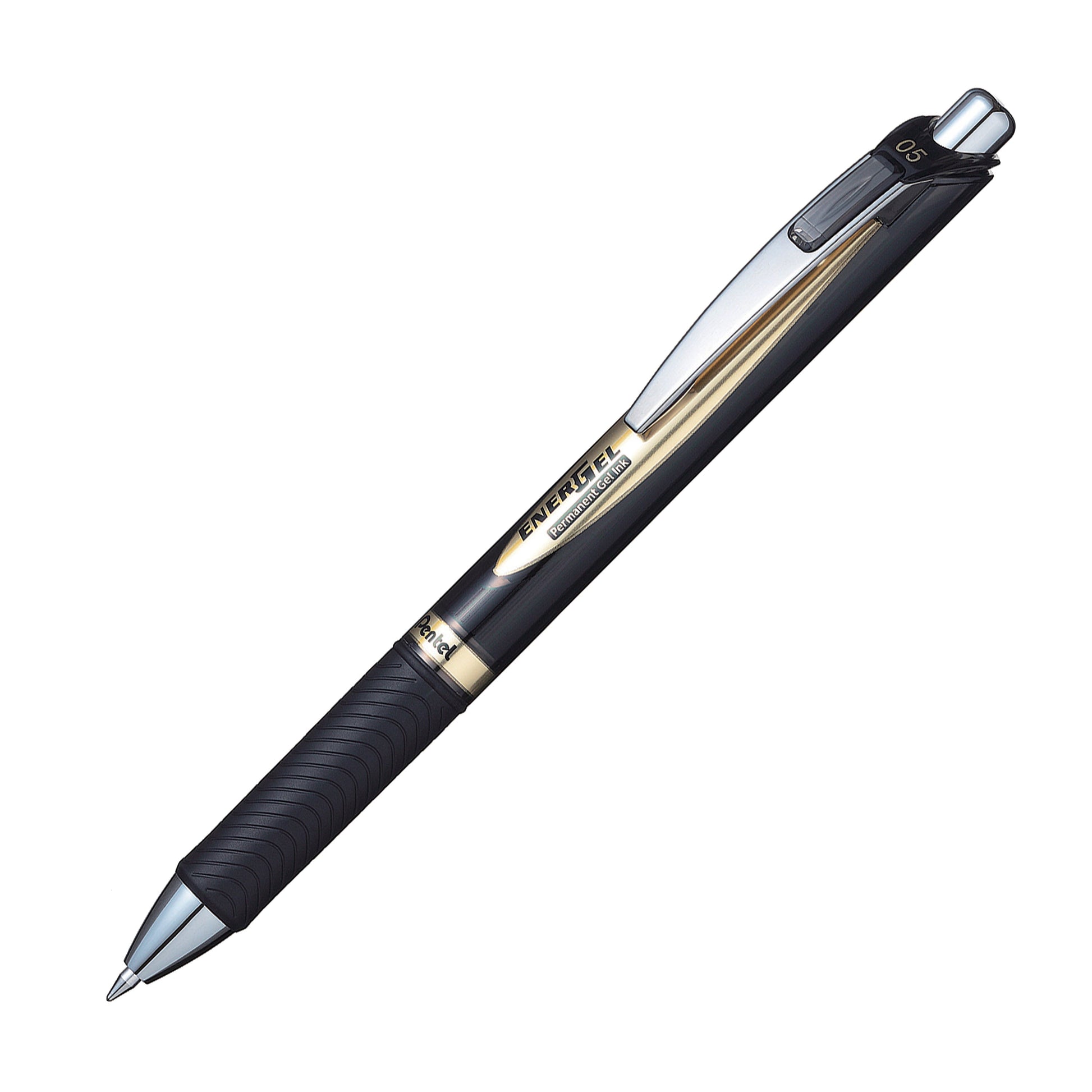 Energel Permanent Retractable Liquid Gel Pen 0.5mm Red
