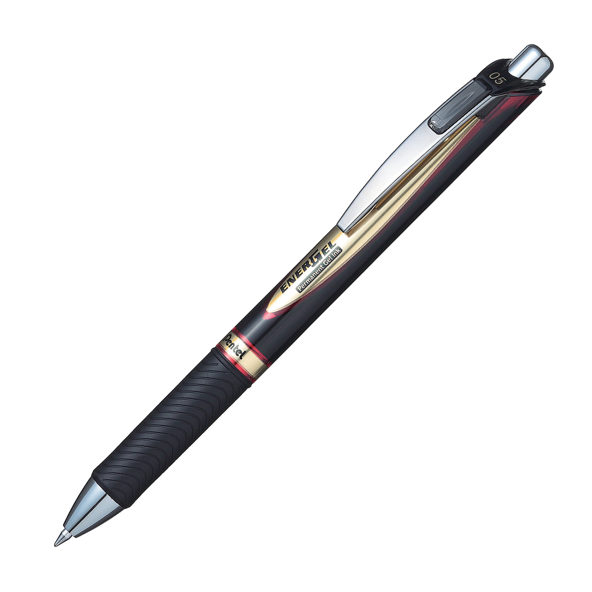 Energel Permanent Retractable Liquid Gel Pen 0.5mm Blue