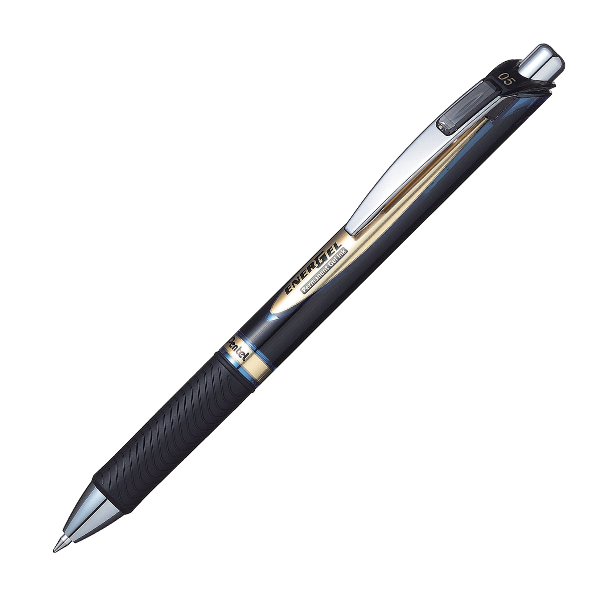 Energel Permanent Retractable Liquid Gel Pen 0.5mm Red
