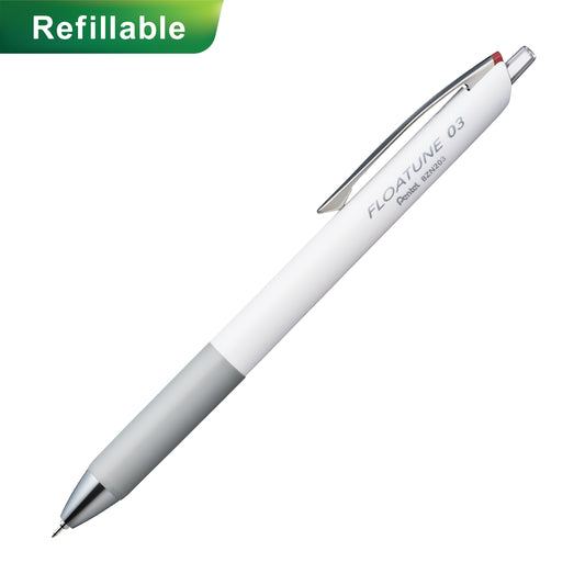 Pentel Floatune 0.3mm Retractable Advanced Rollerball Pen Black Ink