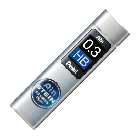 Ain Stein 0.3mm HB Lead Refill - 15 Leads per Tube