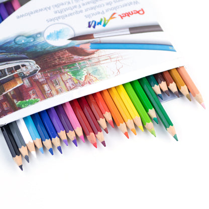 24 WaterColour Pencils Set