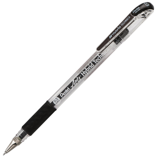 Pentel Arts Hybrid Technica 0.3mm Gel Pen Black Ink