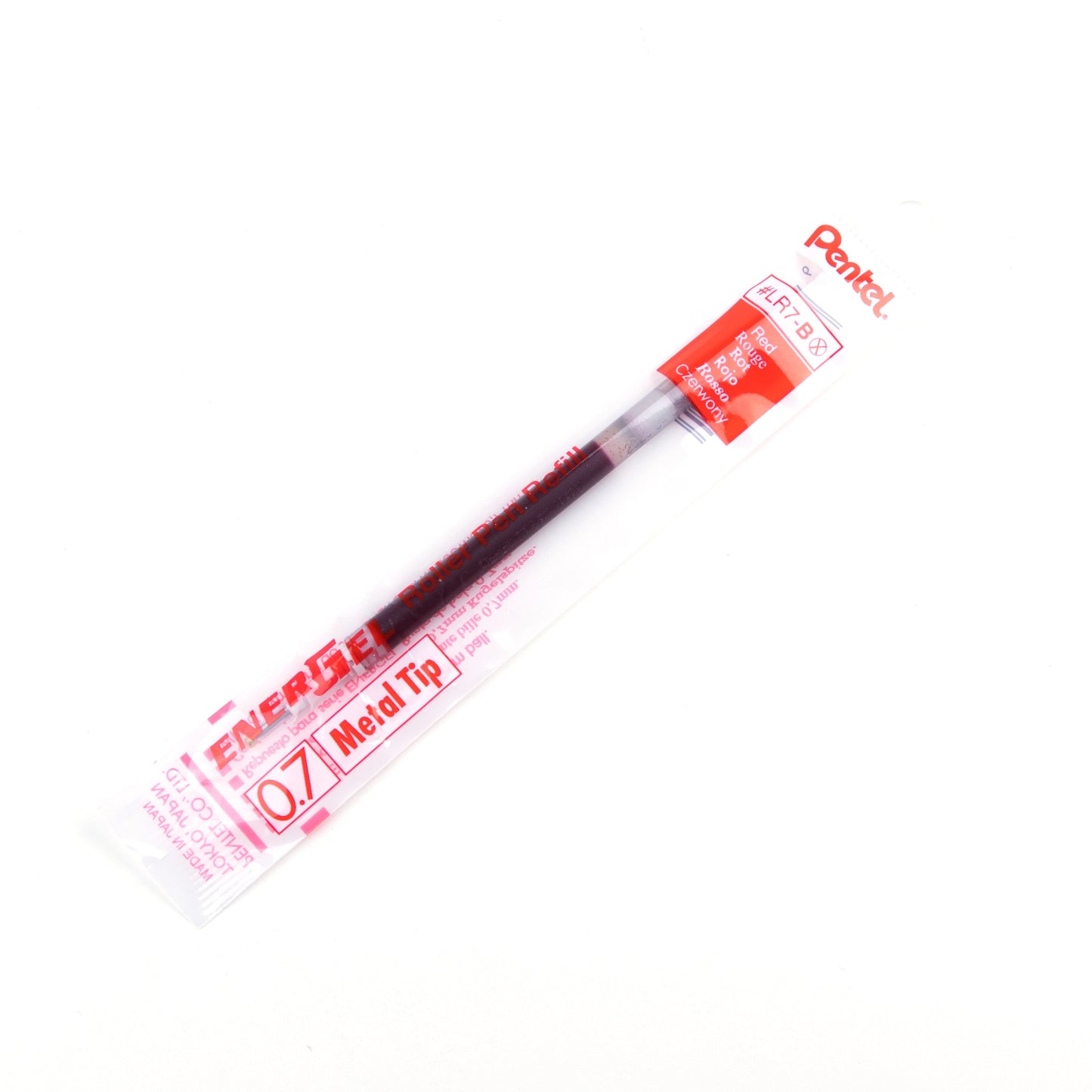 0.7mm Red Ink EnerGel Pen Refill For BL57, BL77, BL407, BL107, BL117, BL2007, K600, K611, BL437