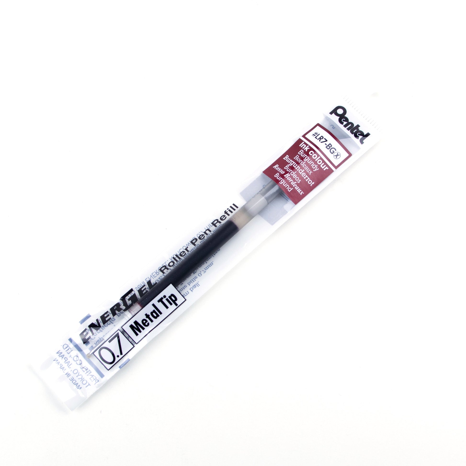 0.7mm Burgundy Ink EnerGel Pen Refill For BL57, BL77, BL407, BL107, BL117, BL2007, K600, K611, BL438