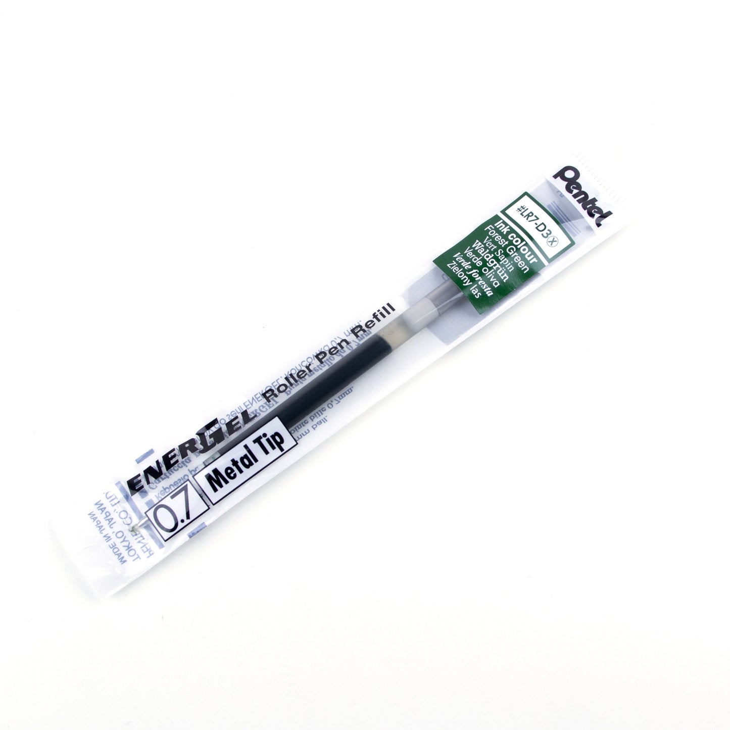 0.7mm Forest Green Ink EnerGel Pen Refill For BL57, BL77, BL407, BL107, BL117, BL2007, K600, K611, BL437