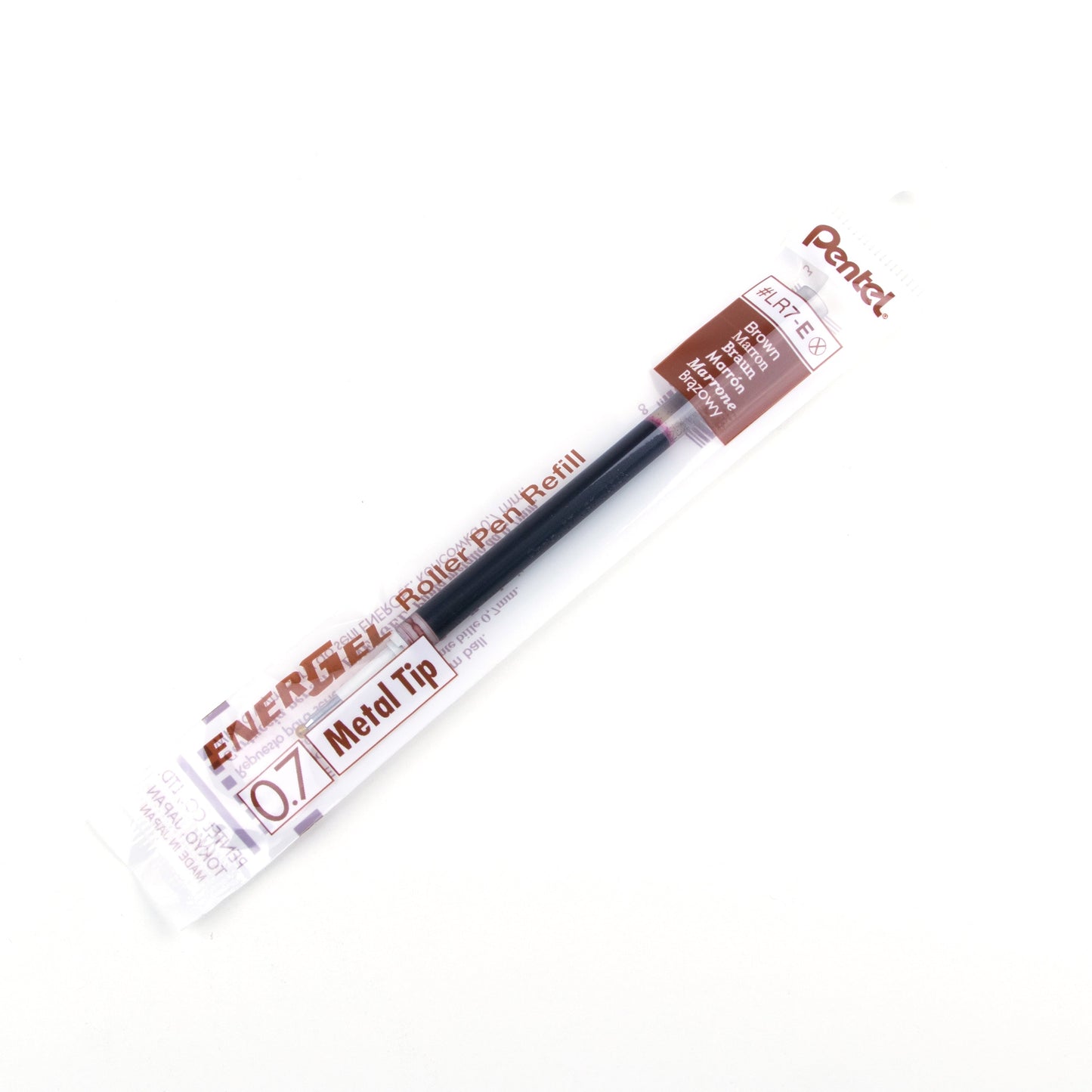 0.7mm Brown Ink EnerGel Pen Refill For BL57, BL77, BL407, BL107, BL117, BL2007, K600, K611, BL437