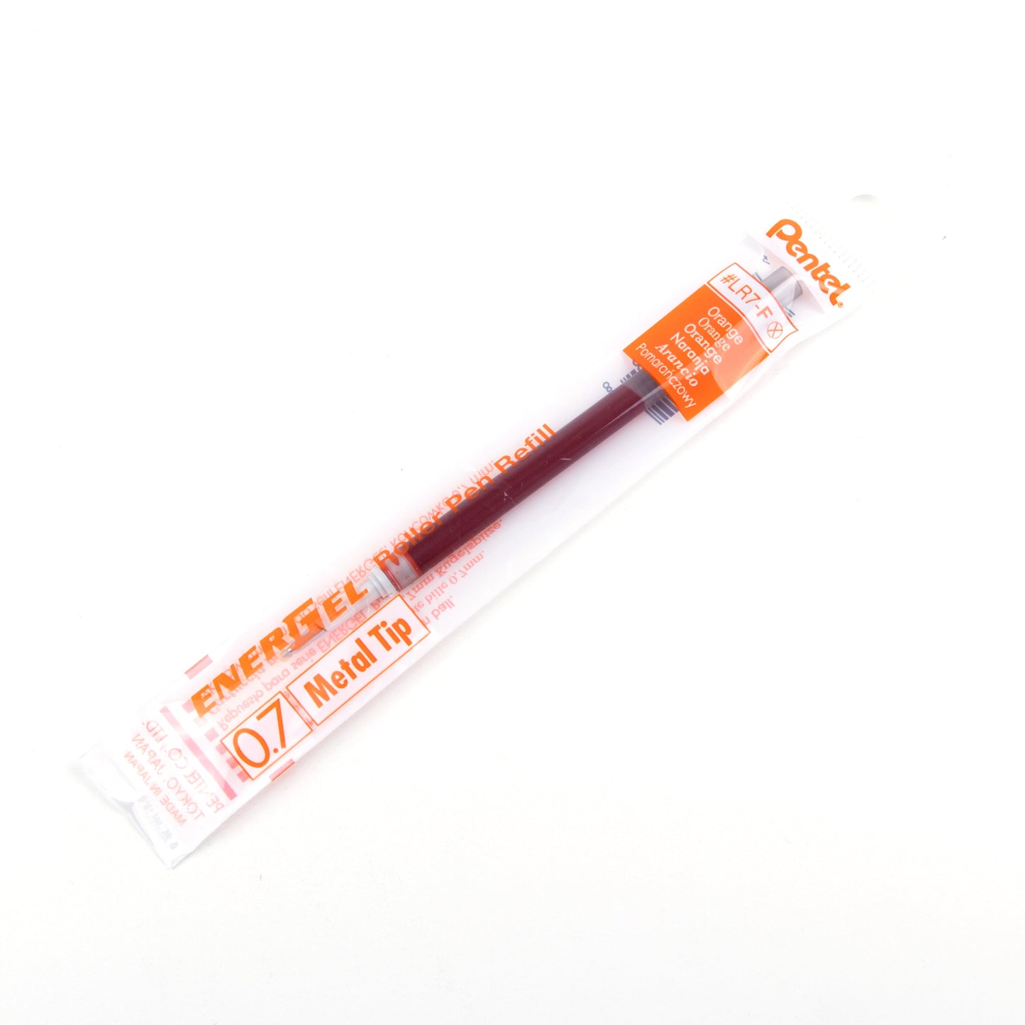 0.7mm Orange Ink EnerGel Pen Refill For BL57, BL77, BL407, BL107, BL117, BL2007, K600, K611, BL437