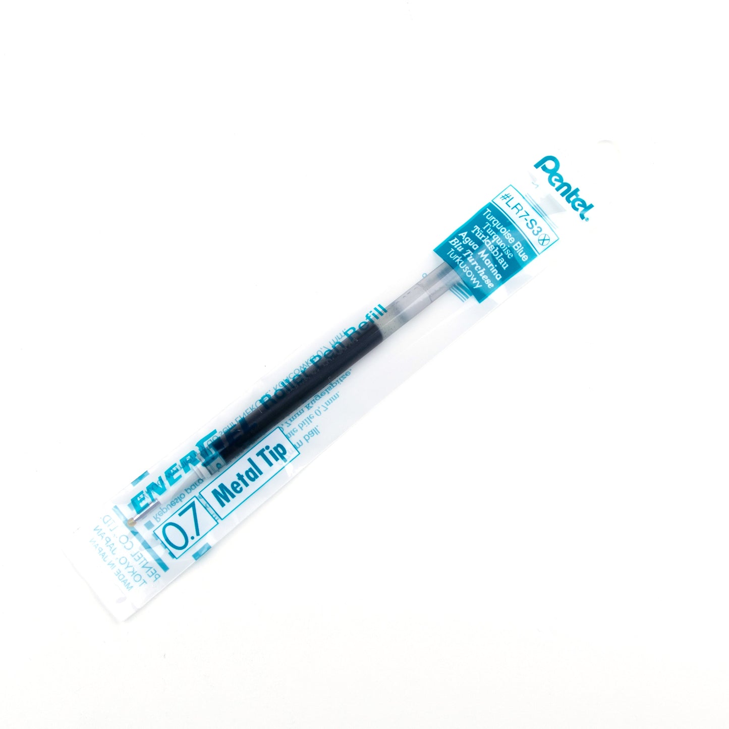 0.7mm Turquoise Ink EnerGel Pen Refill For BL57, BL77, BL407, BL107, BL117, BL2007, K600, K611, BL437