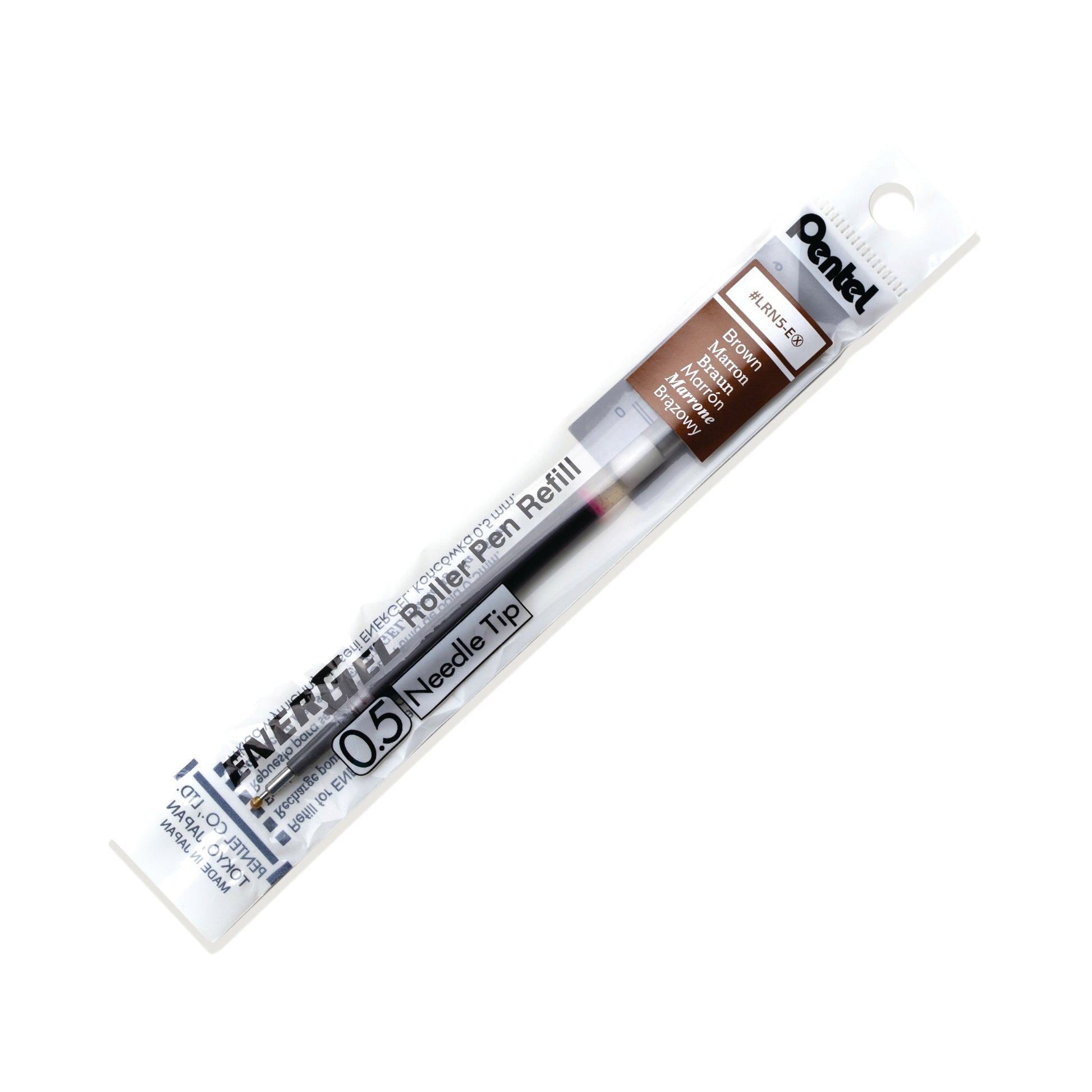 0.5mm Brown Ink EnerGel Pen Refill For BLN75, BLN105, BLN115