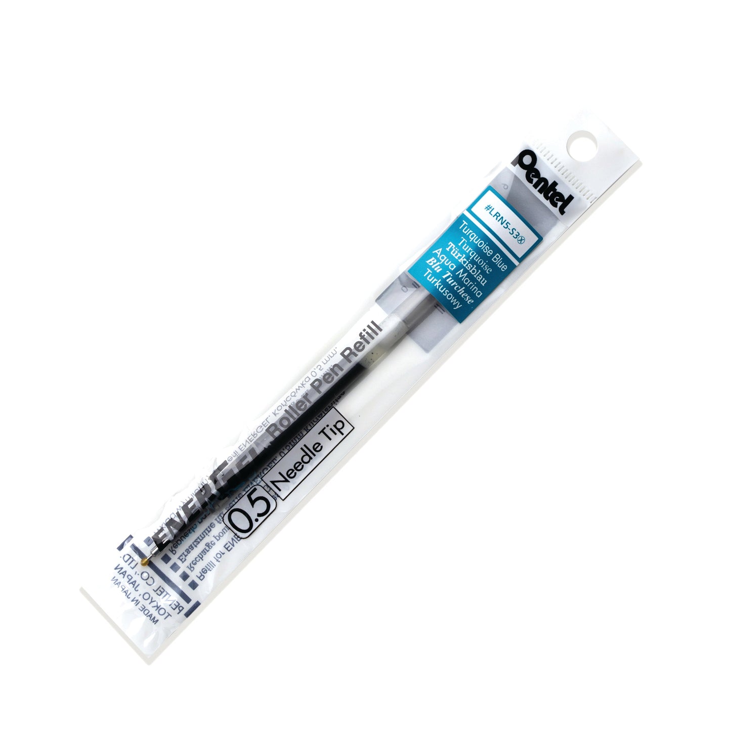 0.5mm Turquoise Ink EnerGel Pen Refill For BLN75, BLN105, BLN115