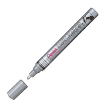 Pentel Paint Marker Medium Point Bullet Tip Silver
