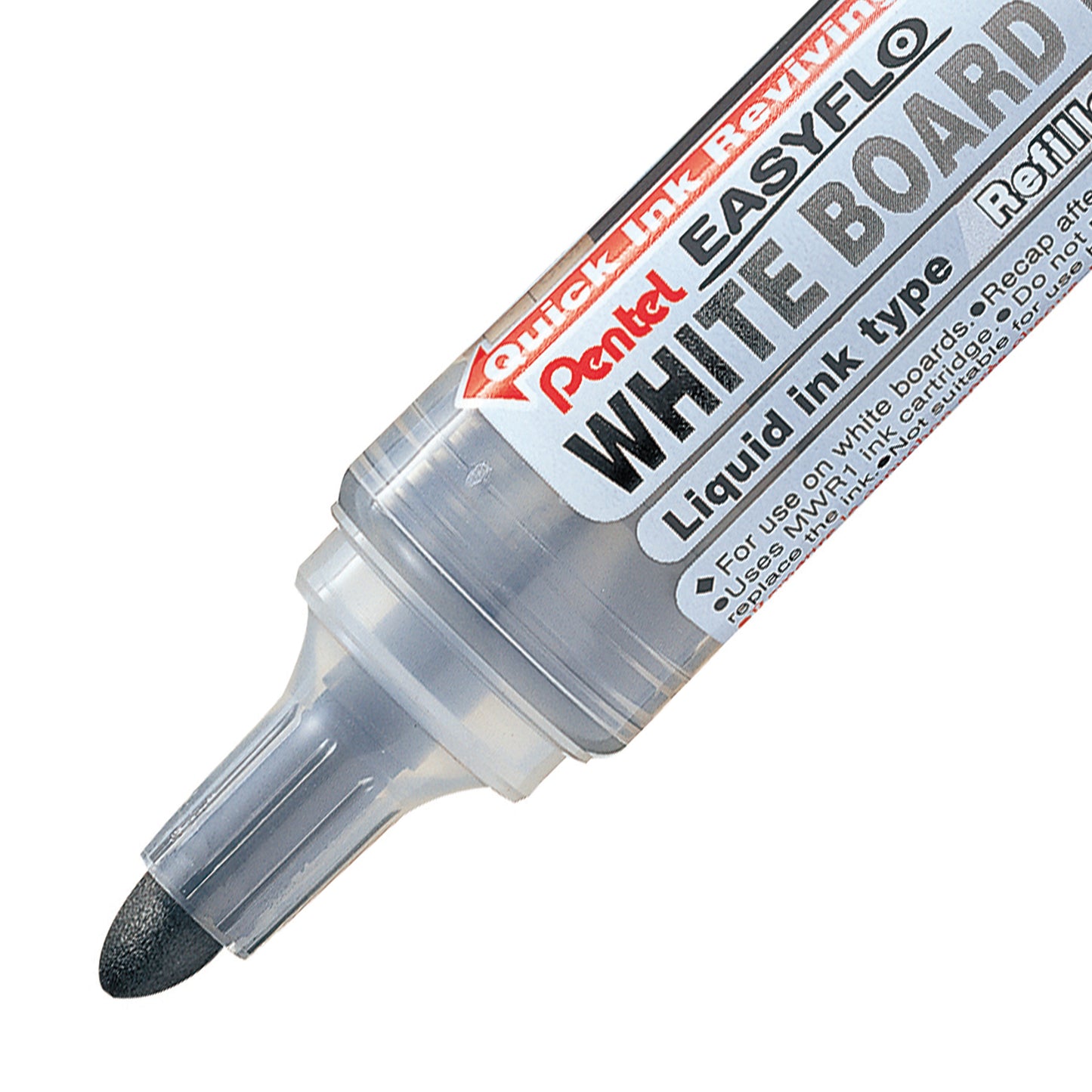 Easyflo White Board Marker Bullet Tip (6.0mm) Black Ink