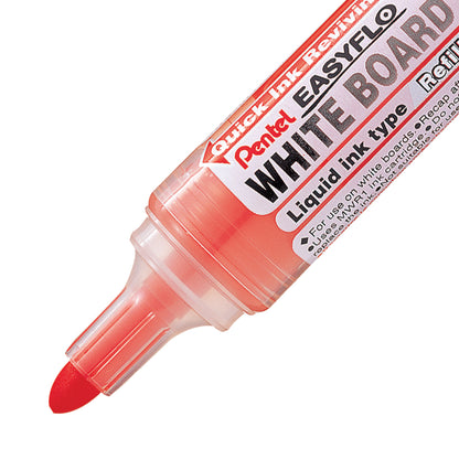 Easyflo White Board Marker Bullet Point (6.0mm) Red Ink