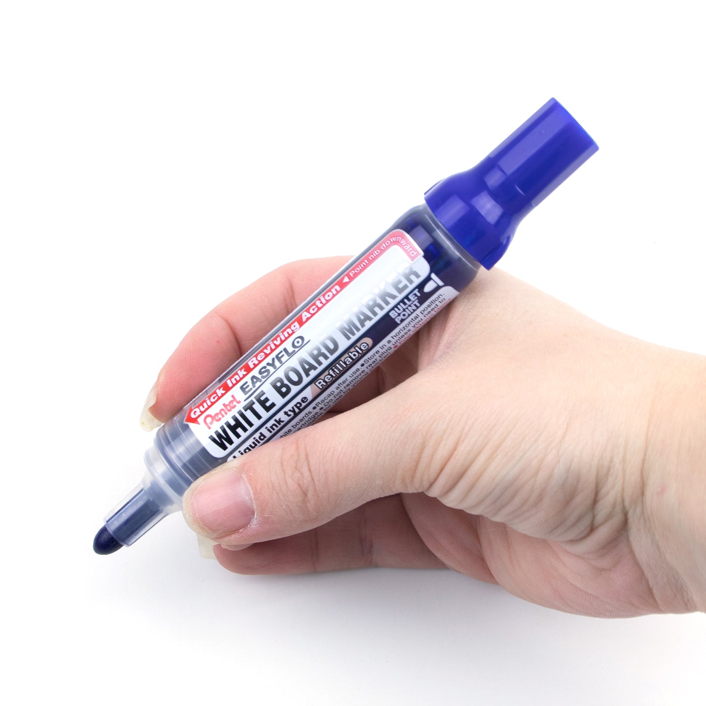 Easyflo White Board Marker Bullet Point (6.0mm) Blue Ink