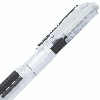Quick Click Retractable Mechanical Pencil 0.5mm - Clear Barrel, Black Grip