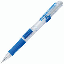 Quick Click Retractable Mechanical Pencil 0.5mm - Clear Barrel, Blue Grip