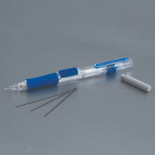 Quick Click Retractable Mechanical Pencil 0.5mm - Clear Barrel, Blue Grip