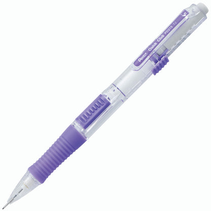 Quick Click Retractable Mechanical Pencil 0.5mm - Clear Barrel, Black Grip