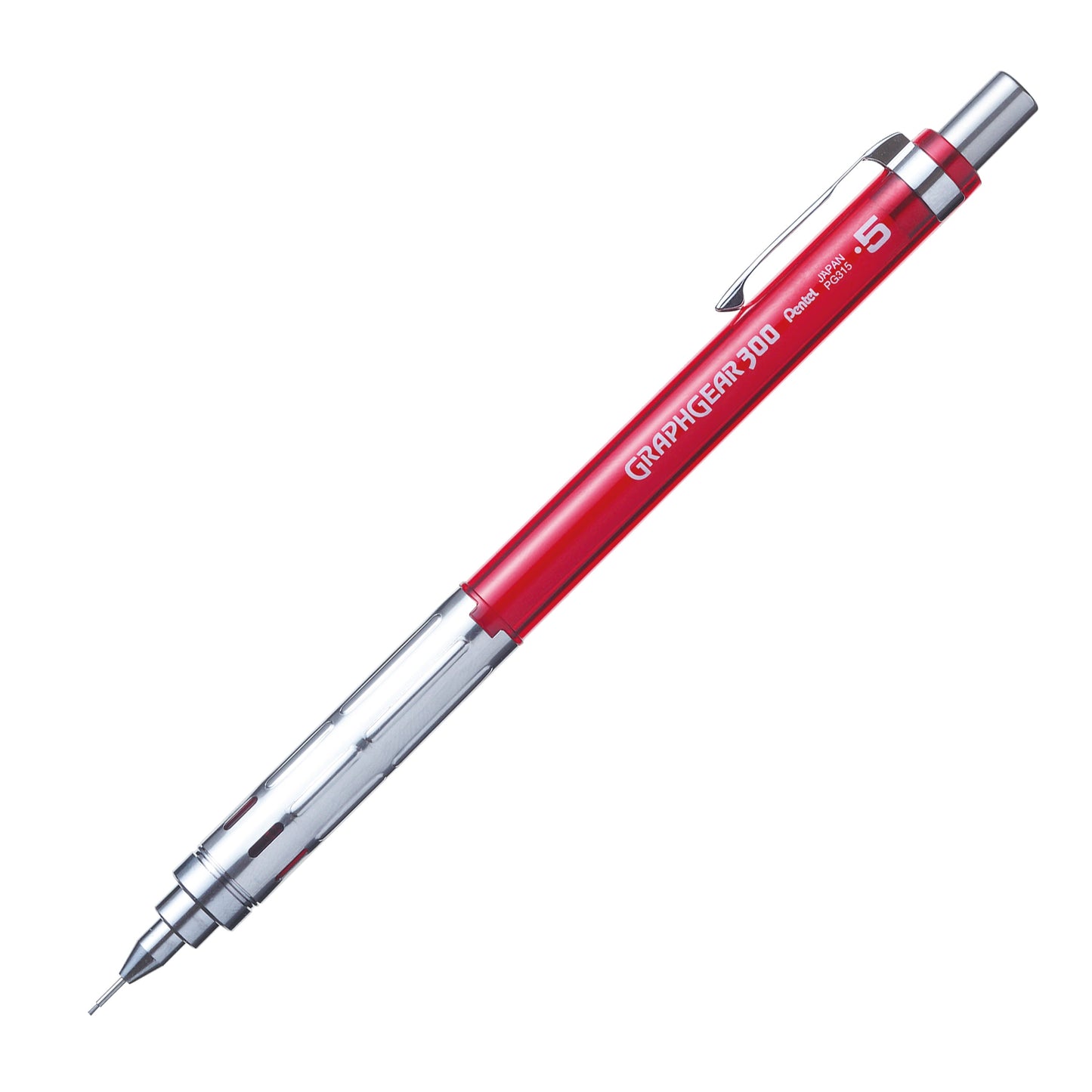 Graphgear 300 Mechanical Drafting Pencil 0.5mm Red Accents