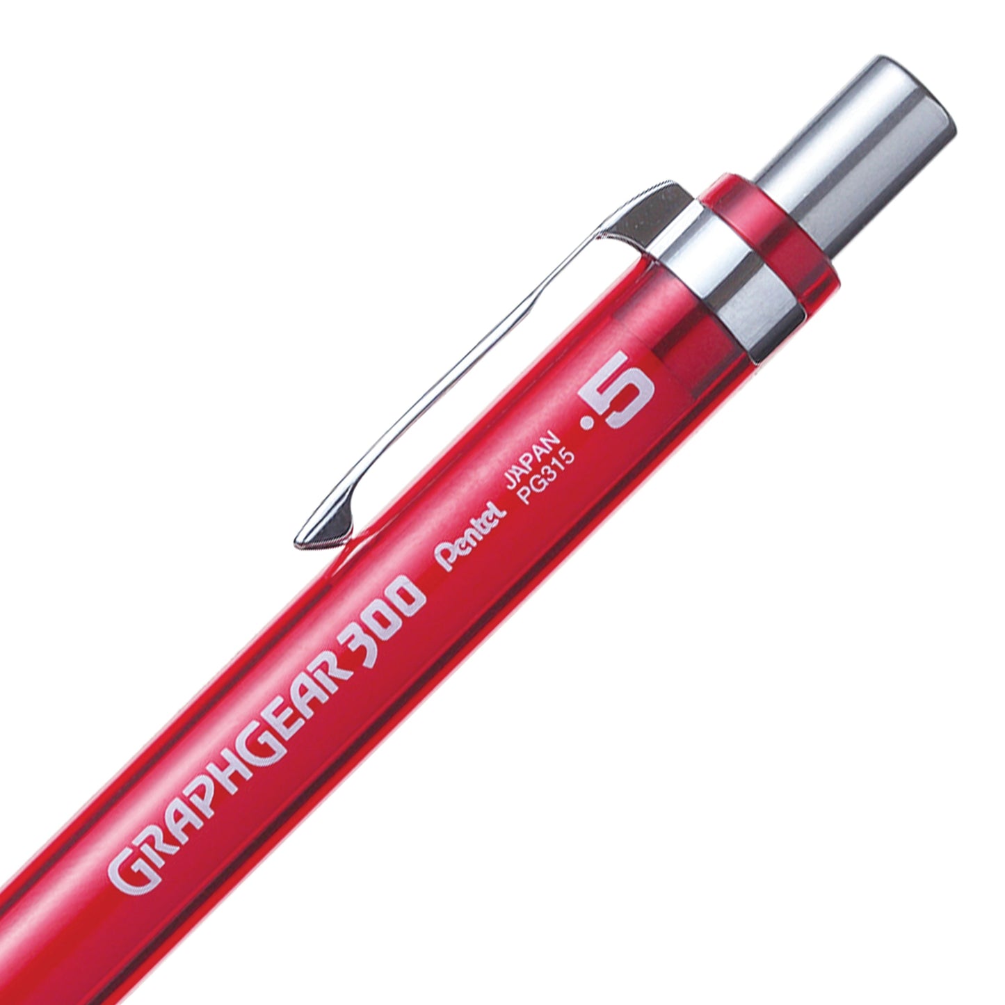 Graphgear 300 Mechanical Drafting Pencil 0.5mm Red Accents