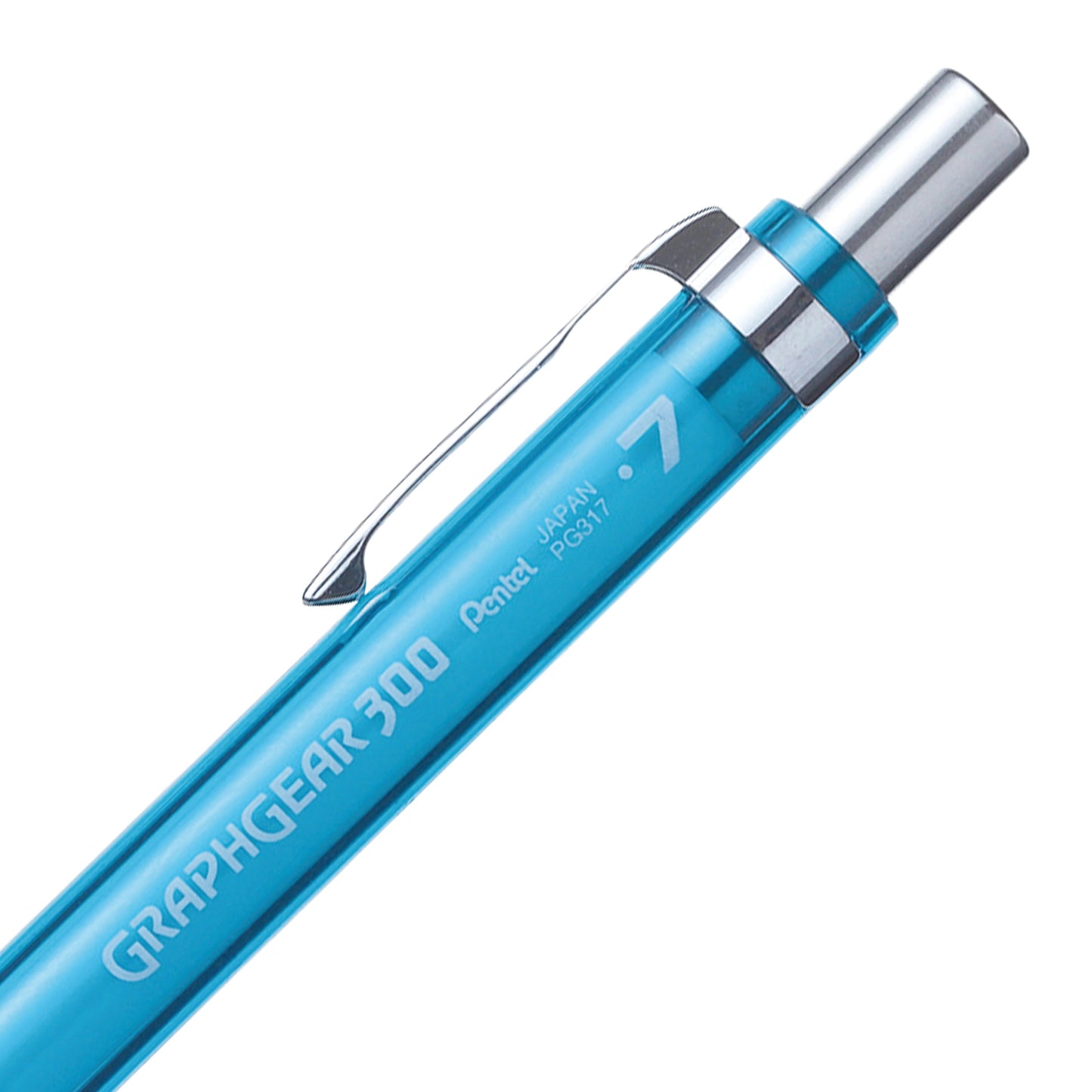 Graphgear 300 Mechanical Drafting Pencil 0.7mm Sky Blue Accents