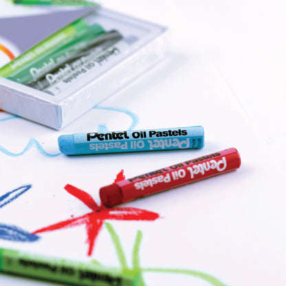 Pentel Arts Oil Pastels 12 Colour Set