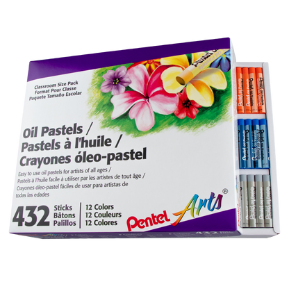 Pentel Arts 432 pc Classroom Pack 12 Colours