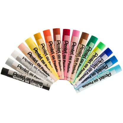 Pentel Arts Oil Pastels 16 Colour Set