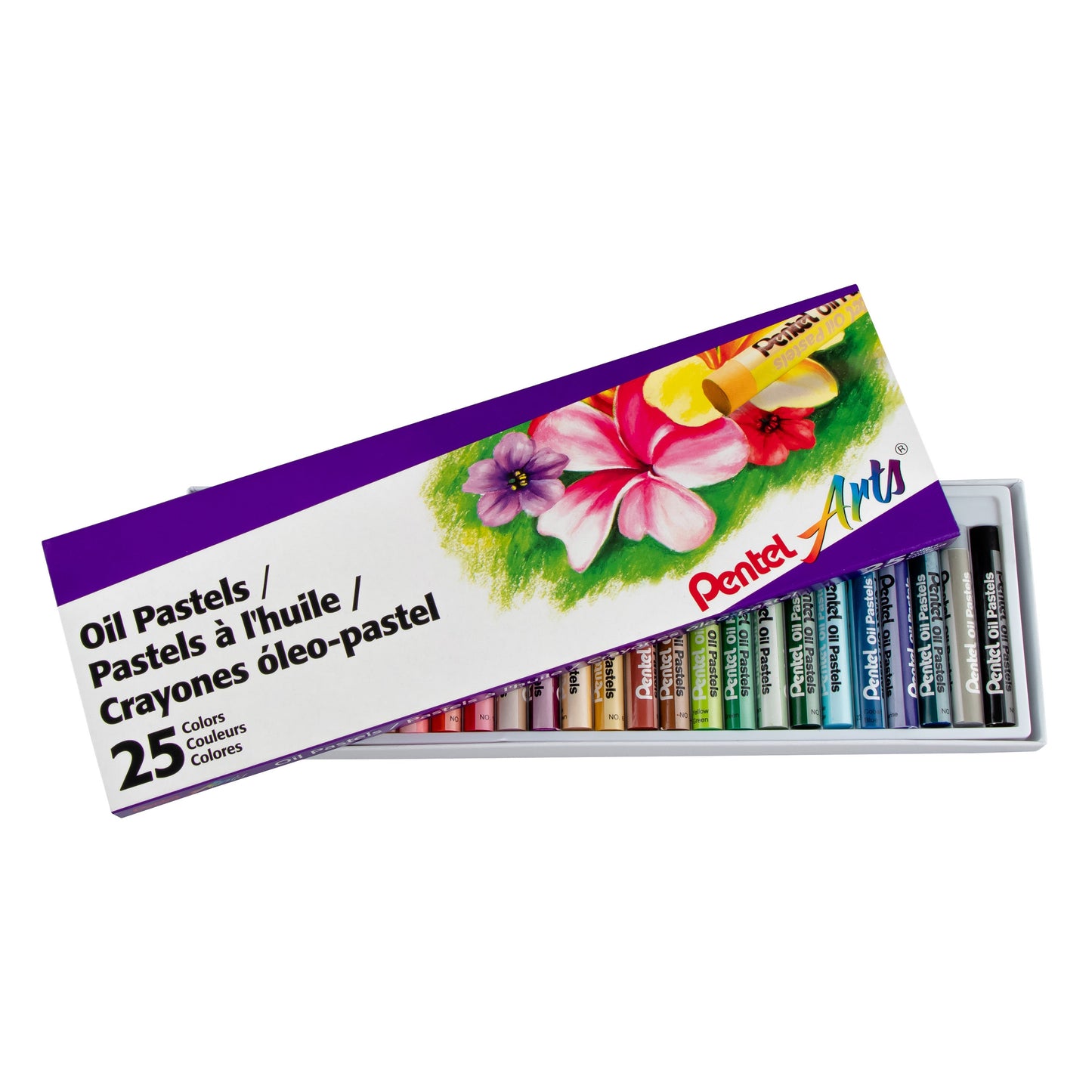 Pentel Arts Oil Pastels 50 Colour Set