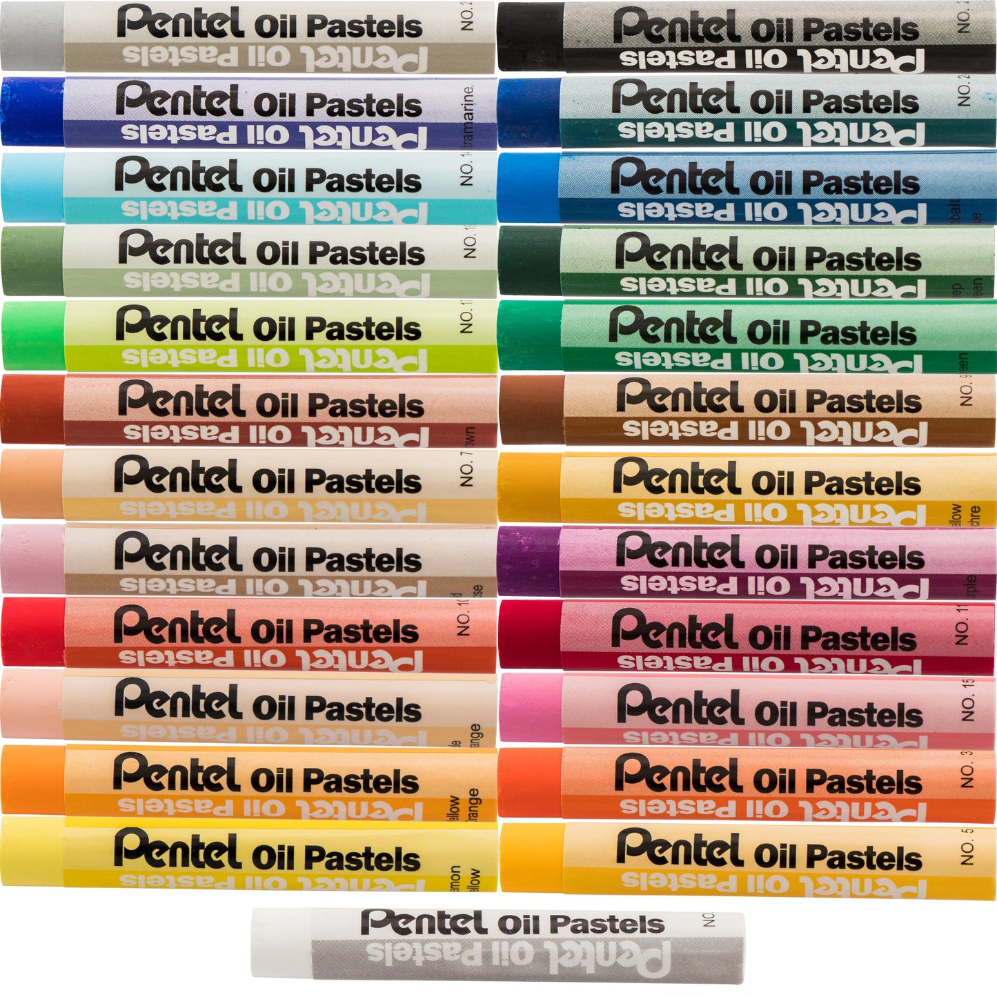 Pentel Arts Oil Pastels 25 Colour Set