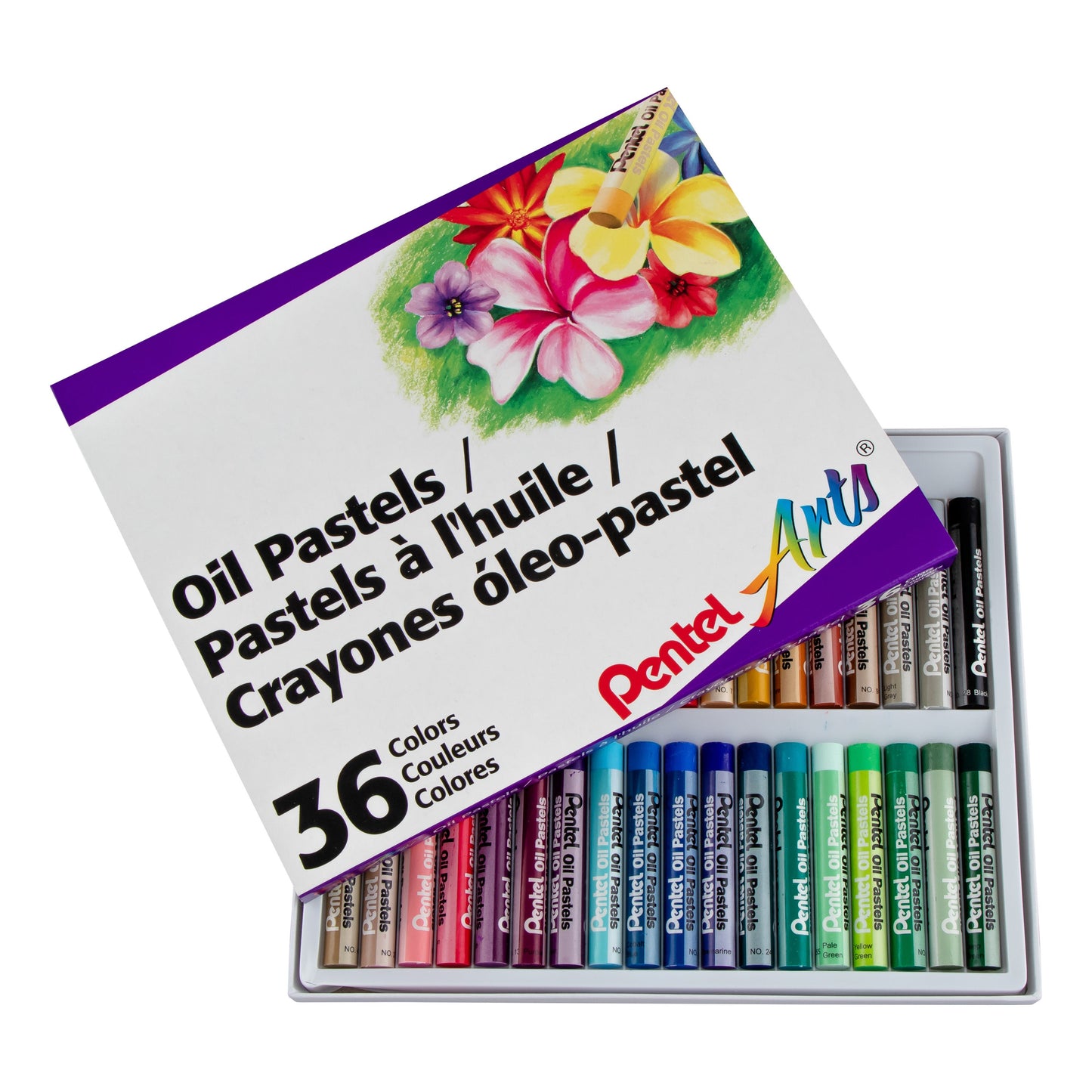 Pentel Arts Oil Pastels 25 Colour Set