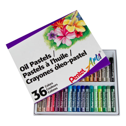 Pentel Arts Oil Pastels 50 Colour Set