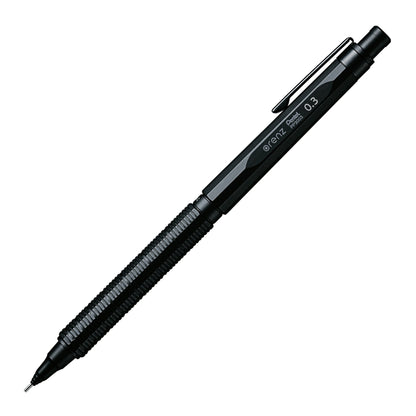 Orenz Nero Automatic Lead Forwarding Mechanical Pencil 0.3mm Black Metal Barrel