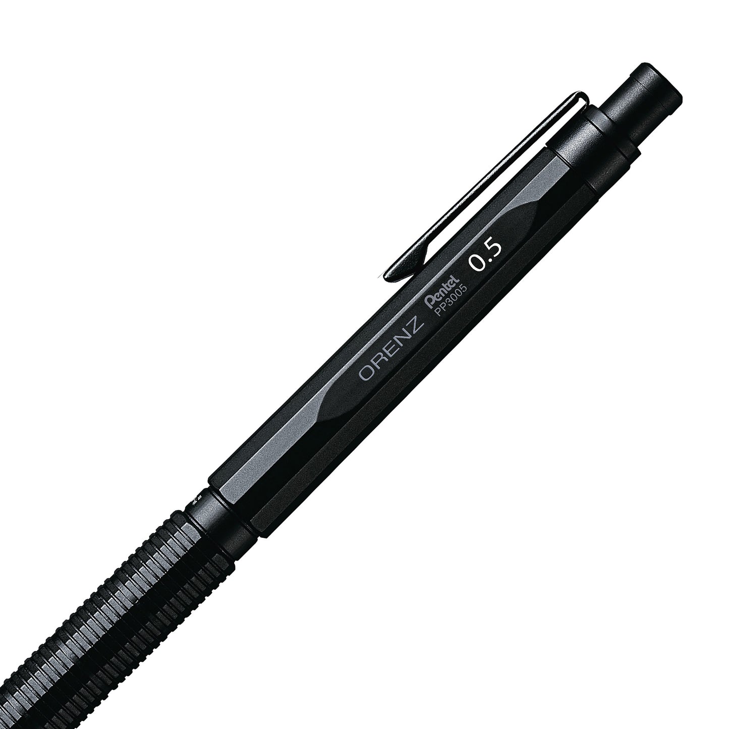 Pentel Orenz Nero Mechanical Pencil 0.5mm -  Black - Automatic Lead Forwarding - Metal Barrel