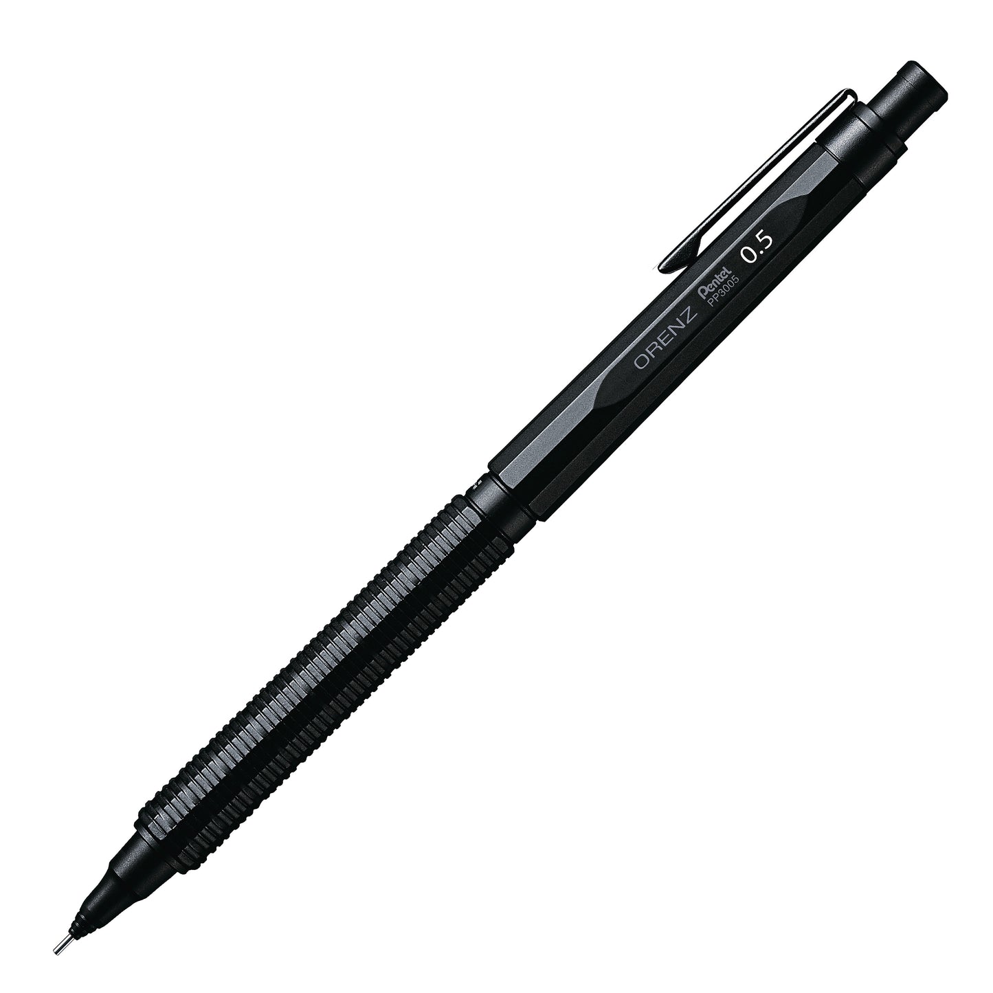 Pentel Orenz Nero Mechanical Pencil 0.5mm -  Black - Automatic Lead Forwarding - Metal Barrel
