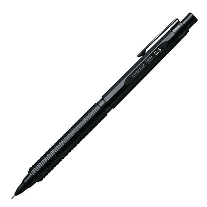 Pentel Orenz Nero Mechanical Pencil 0.5mm -  Black - Automatic Lead Forwarding - Metal Barrel