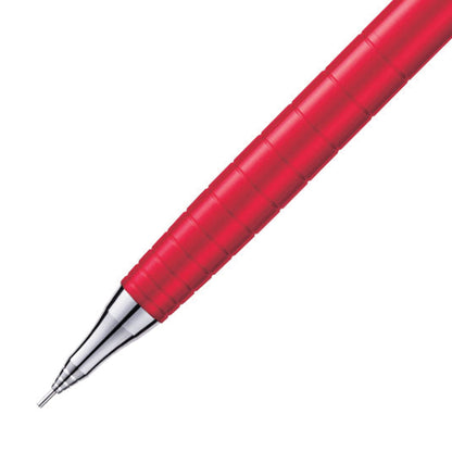 Orenz Retractable Mechanical Pencil with Sliding Sleeve 0.3mm Red Barrel