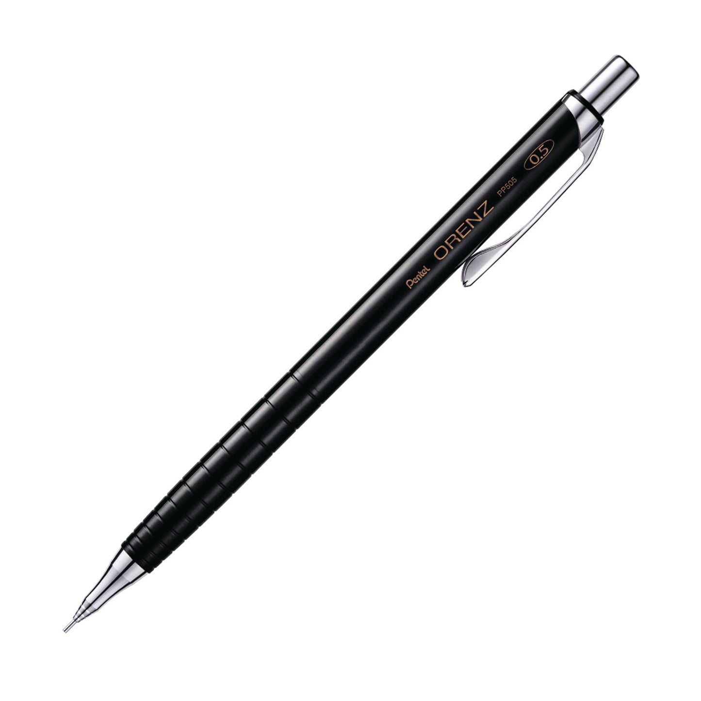 Orenz Retractable Mechanical Pencil with Sliding Sleeve 0.5mm Black Barrel