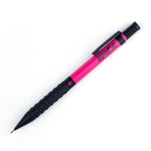 Smash Mechanical Pencil with Lead Grade Indicator 0.5mm Pink Barrel in Slim Gift Case