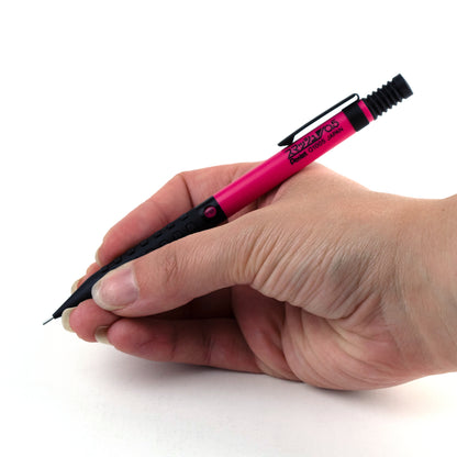 Smash Mechanical Pencil with Lead Grade Indicator 0.5mm Pink Barrel in Slim Gift Case