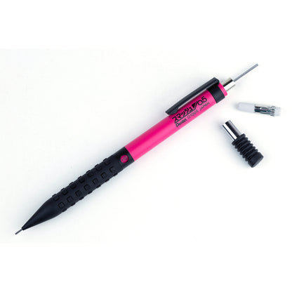 Smash Mechanical Pencil with Lead Grade Indicator 0.5mm Pink Barrel in Slim Gift Case