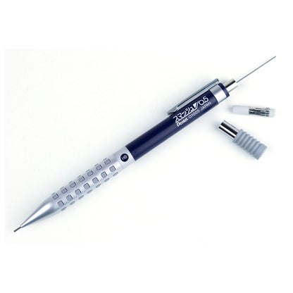 Smash Mechanical Pencil with Lead Grade Indicator 0.5mm Blue Barrel in Slim Gift Case