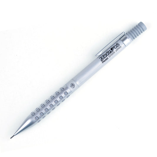 Smash Mechanical Pencil with Lead Grade Indicator 0.5mm Silver Barrel in Slim Gift Case