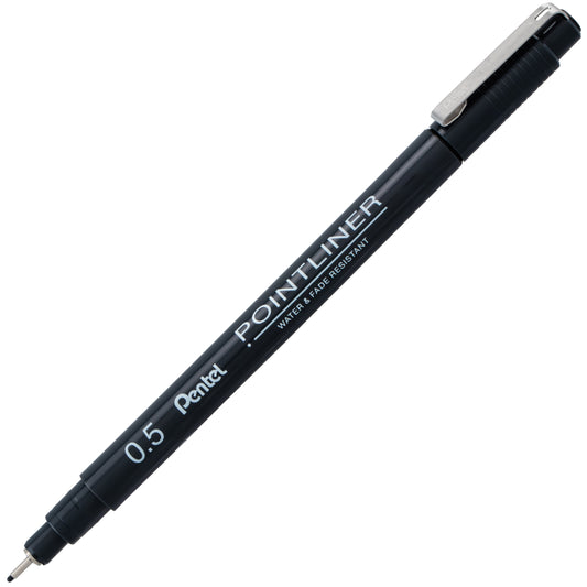 Pentel Arts Pointliner Pen 0.5mm Black Ink