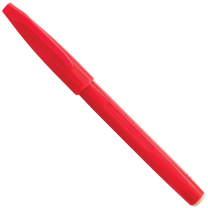 Pentel Arts Sign Pen Fiber-Tipped Pen, (2.0mm), Red Ink