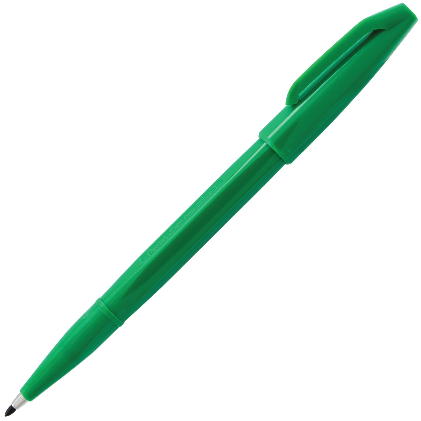 Pentel Arts Sign Pen Fiber-Tipped Pen, (2.0mm), Green Ink