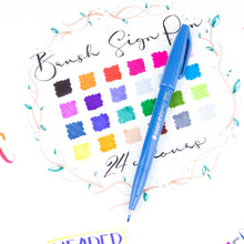 Pentel Arts Brush Sign Pen Sky Blue