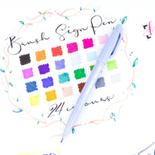 Pentel Arts Brush Sign Pen Grey Blue